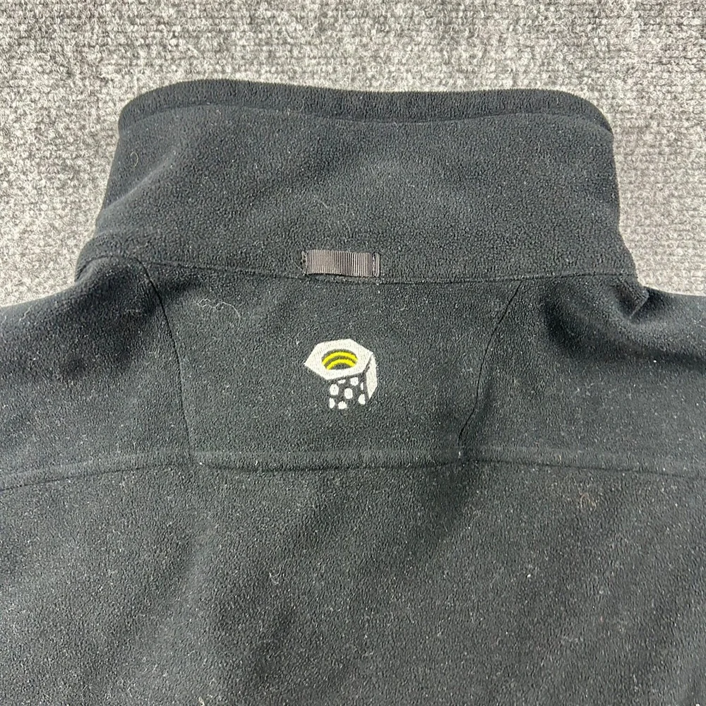 Mountain Hardwear Fleece Vest Mens Large Black Windstopper GORE OM1623 Gorpcore